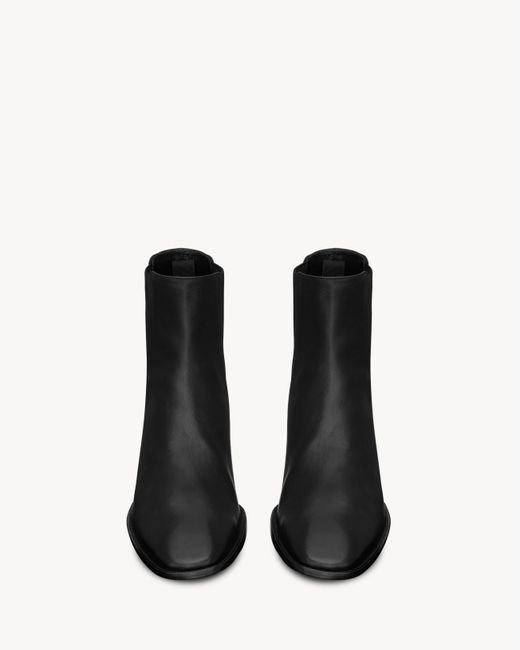 Saint Laurent Black Stanton Chelsea Boots for men