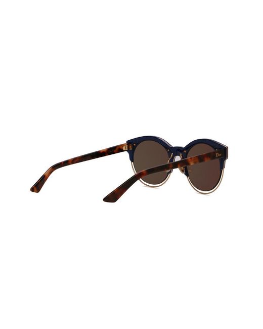 Dior White Round Sunglasses