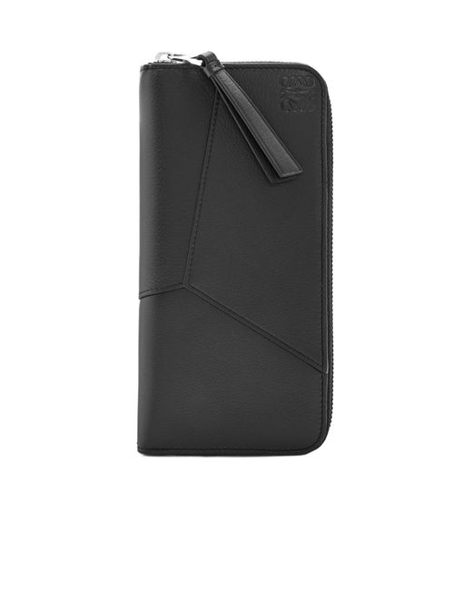 Loewe Black Puzzle Zipped Open Wallet for men