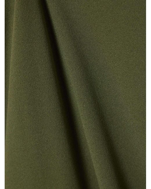 Solace London Green Joni Stretch-Crepe Maxi Dress