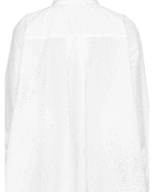 GIUSEPPE DI MORABITO White Embellished Shirt