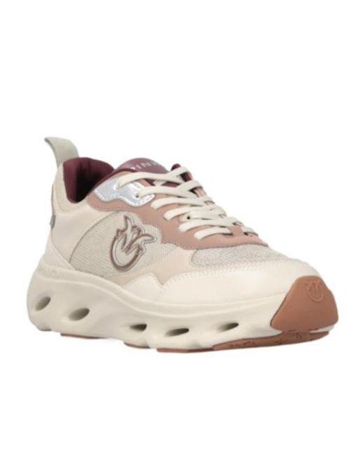 Pinko Multicolor Logo-Appliqué Chunky Sneakers