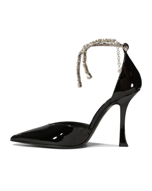 Jimmy Choo Black Stevie 100 Pointed-Toe Pumps