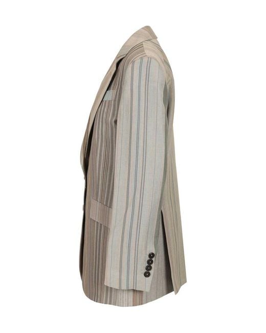 Vivienne Westwood Gray Huddersfield Striped Blazer for men