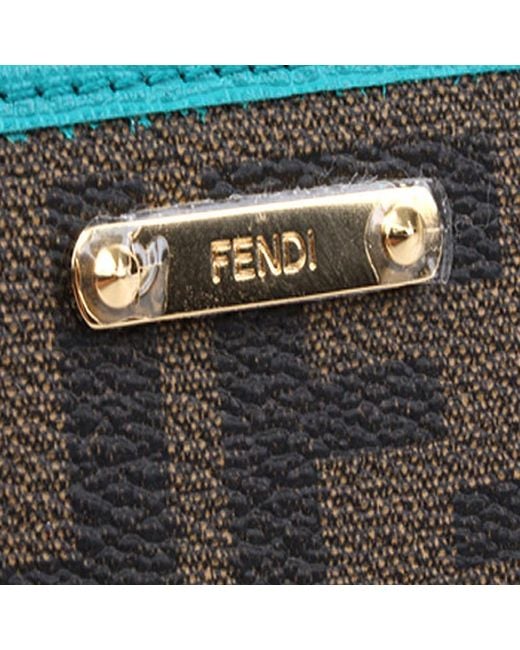 Fendi Green Long 'Crayons' Wallet