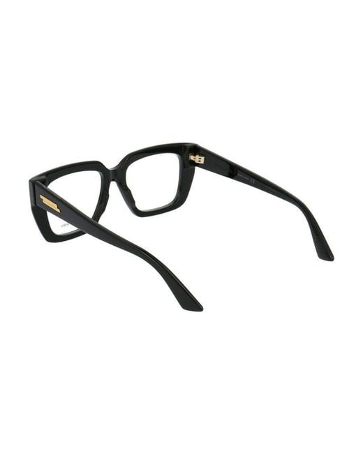 Bottega Veneta White Eyewear Square Frame Glasses