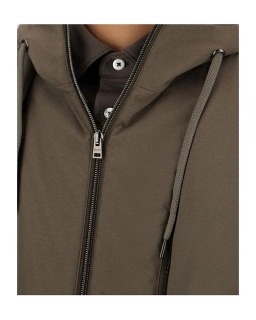 Herno Brown Comfort Stretch Resort Blazer for men