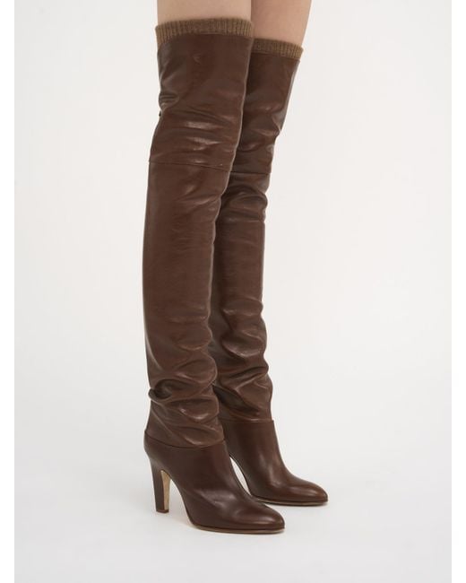 Chloé Brown Chloé Eve Thigh High Boots