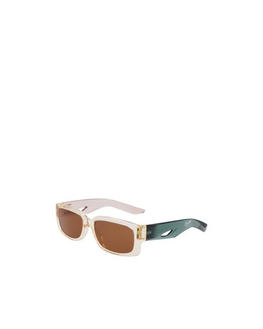 Nike White Rectangular Frame Sunglasses for men