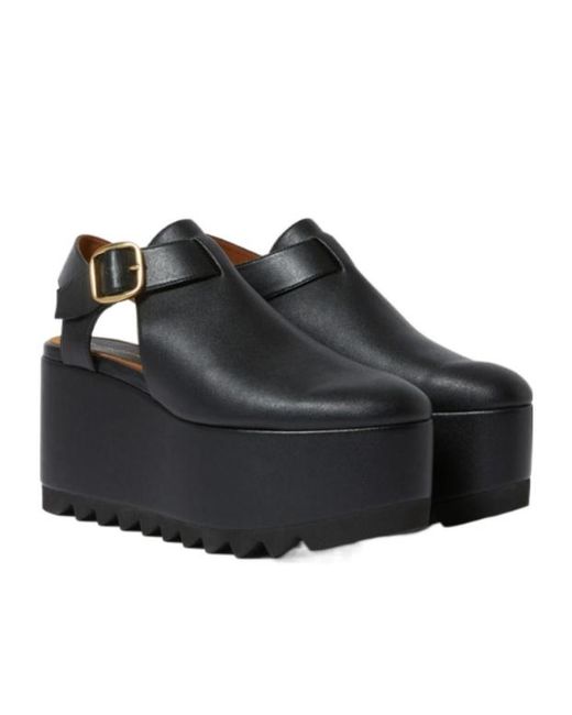 Stella McCartney Black Elyse Pumps