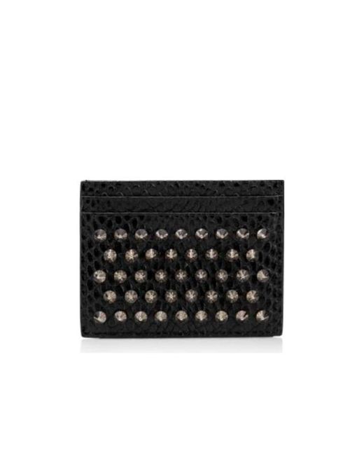 Christian Louboutin Black Rivet Wallet