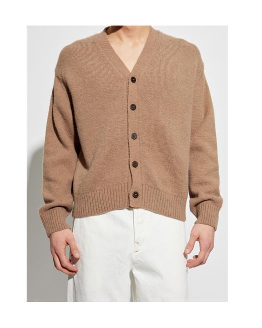 Jacquemus Brown Signature Cardigan for men