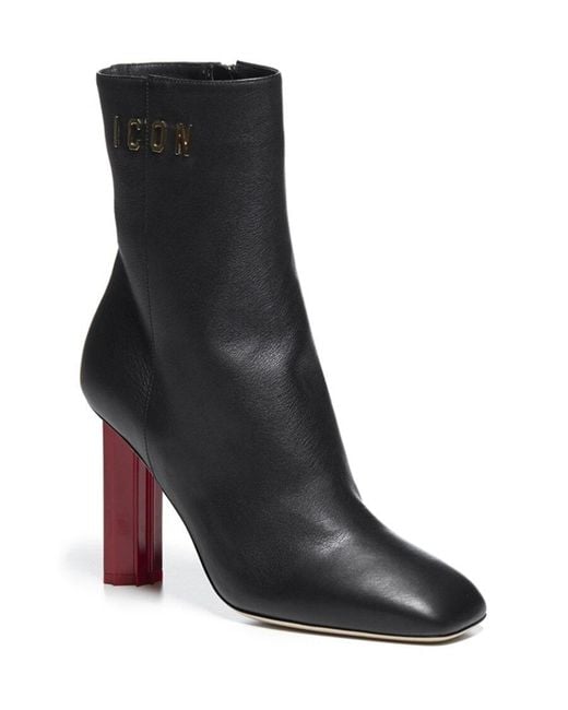 DSquared² Black Icon Ankle Boots