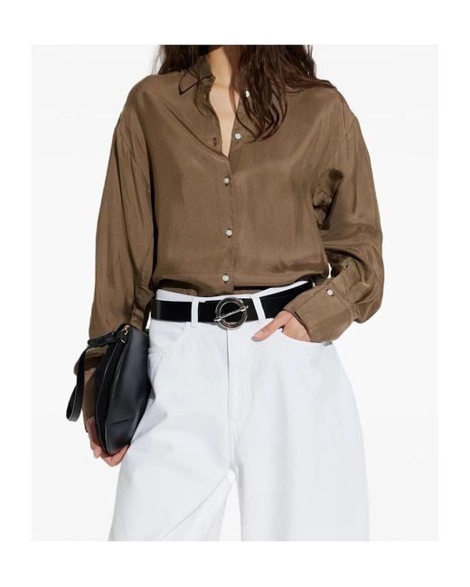 Rohe Brown Long-Sleeved Shirt