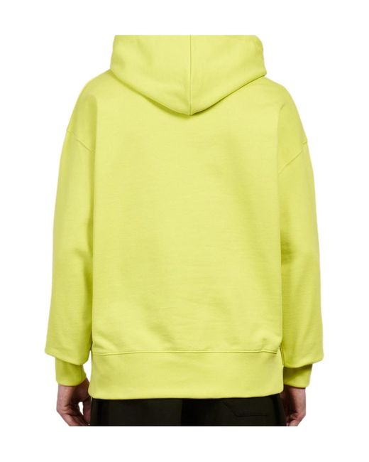 MSGM Yellow Hoodie for men