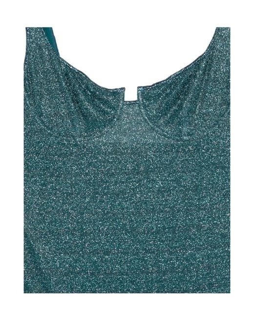Oseree Green Cutout Swimsuit