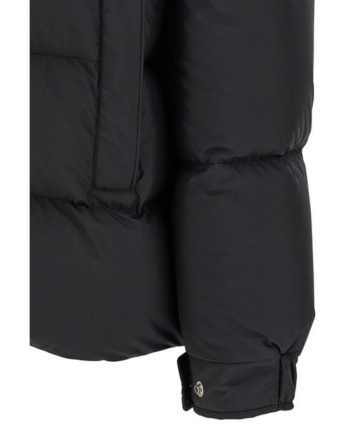 Moncler Black Maya 70 Hooded Short Puffer Jacket