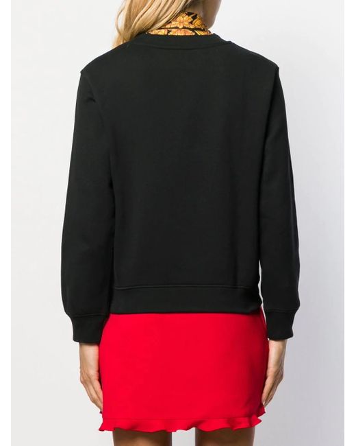 Moschino Black Logo Letter Sweater