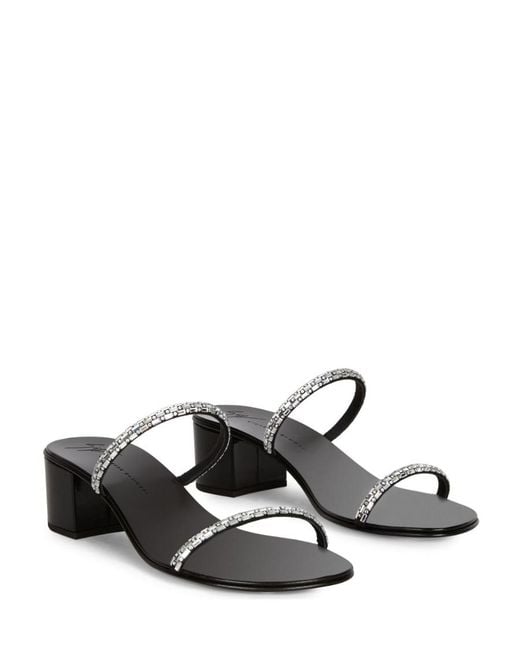 Giuseppe Zanotti White Logo Sandals