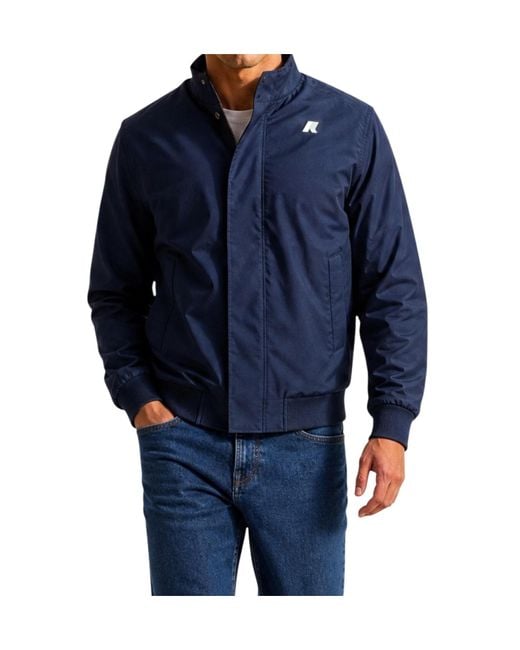 K-Way Blue Long-Sleeve Jacket for men