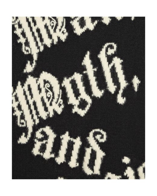 Céline Black Dash Snow Crew Neck Sweater for men