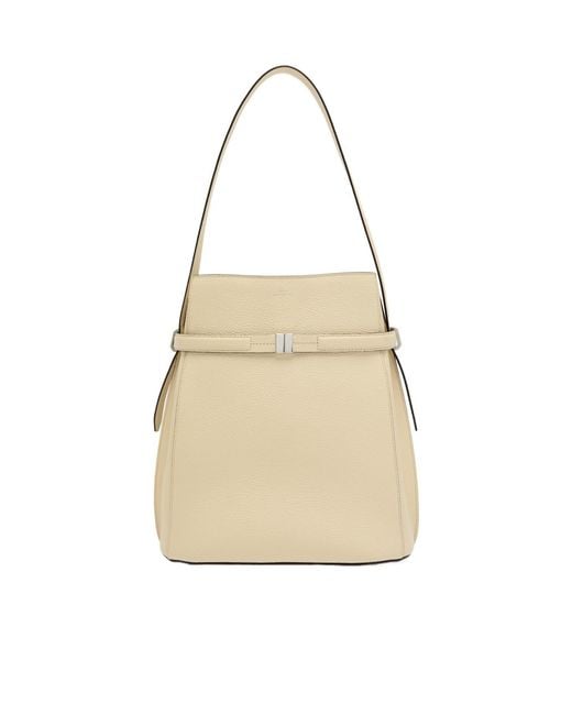 Totême Natural Leather Bucket Bag