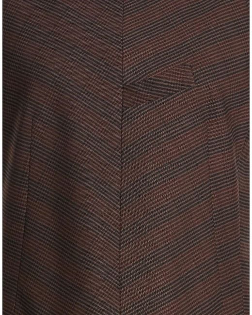 MM6 by Maison Margiela Brown Short Dresses