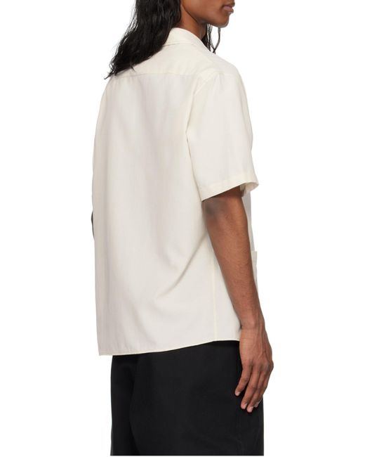 Maison Margiela White Short-Sleeve Shirt for men