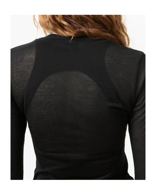 Our Legacy Black Super Slim Long-Sleeve Knitted Top