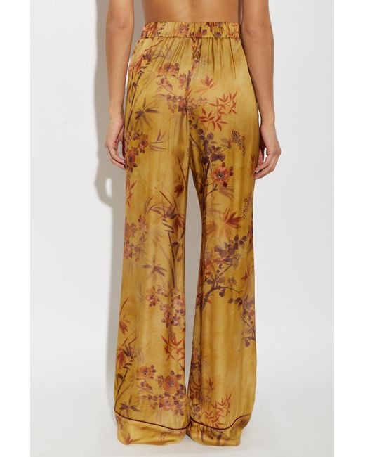Forte_forte Natural Patterned Casual Pants