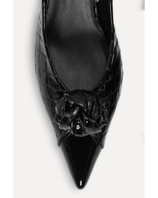 ROTATE BIRGER CHRISTENSEN Black Knot Slingback Pumps
