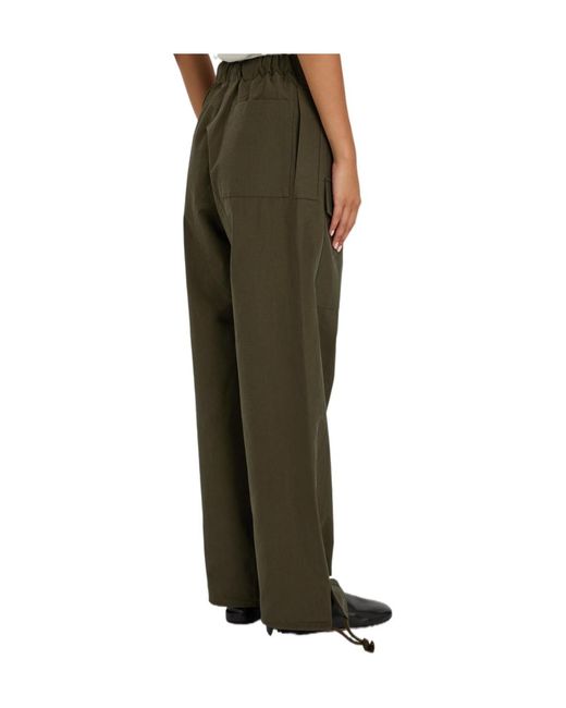 J.W. Anderson Green Solid Colour Track Pants