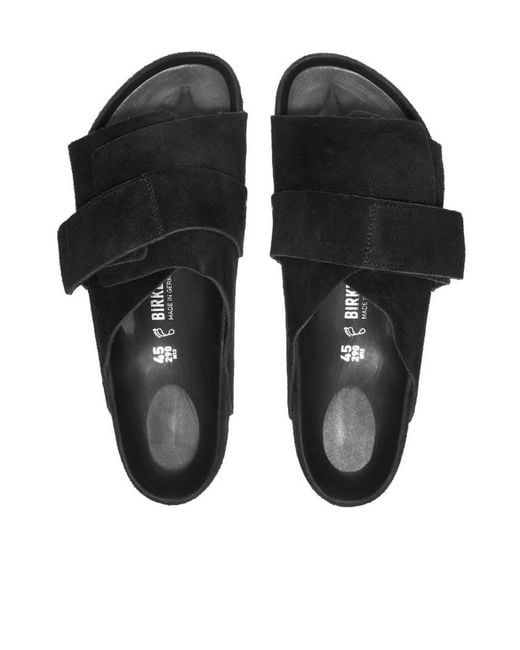 Birkenstock Black Kyoto Touch-Strap Sandals for men