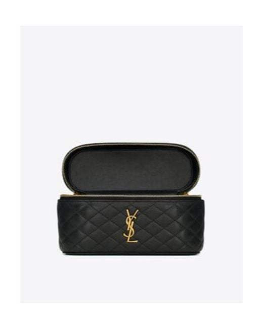 Saint Laurent White Gaby Vanity Bag