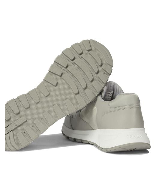 Prada Gray Prax 01 Sneakers for men