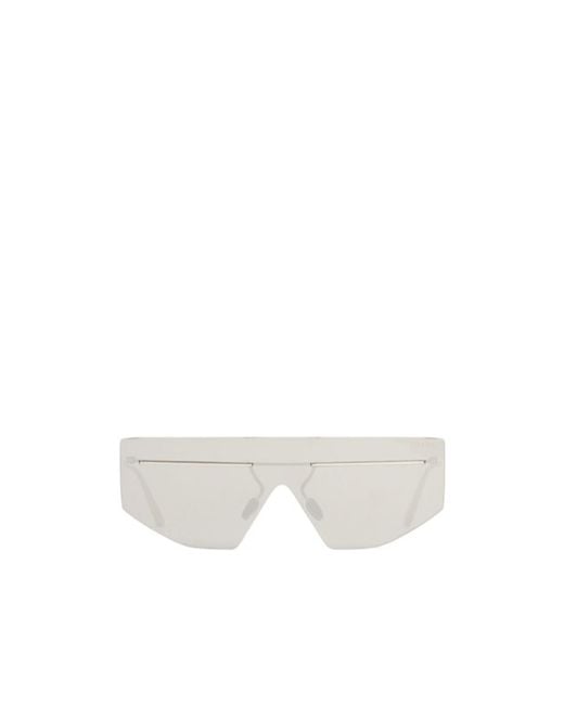 Prada White Mask Metal Sunglasses