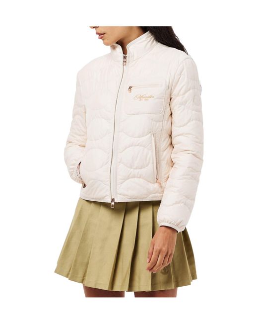 Moncler White Down Jacket