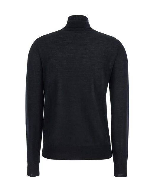 P.A.R.O.S.H. Black Turtleneck Knitted Jumper