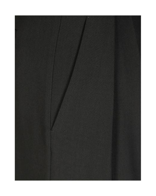 Forte_forte Black Belt Loop Casual Pants