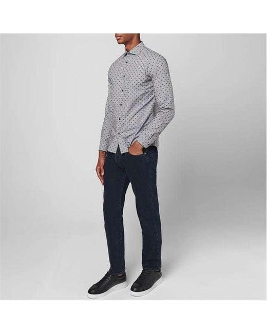 Emporio Armani Blue Logo Jeans for men