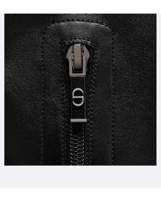 Dior Black D-Fiction Heeled Thigh Boot