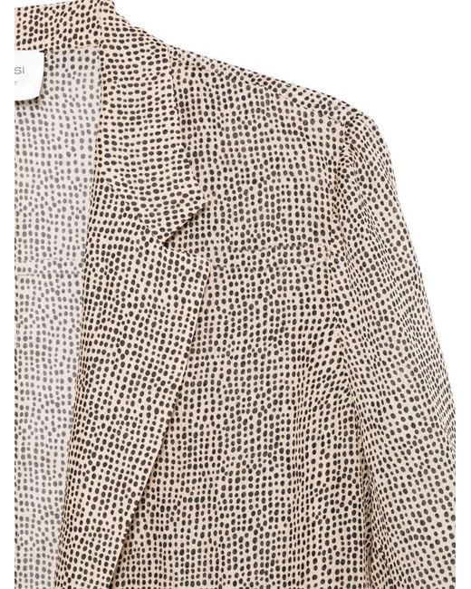 Alysi Natural Printed Jacket