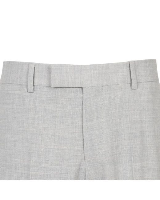 Boss Gray Belt Loop Casual Pants for men