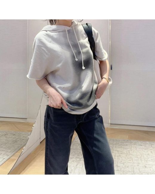 Dior Gray Hooded Sweater