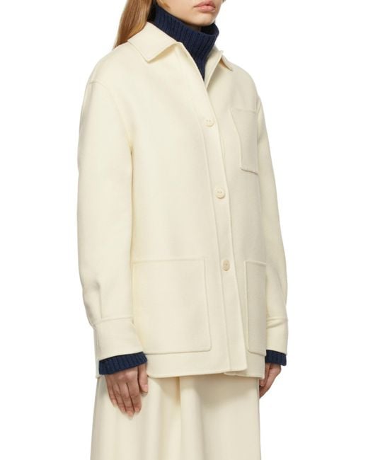 Loro Piana Natural Logo Shirt Jacket