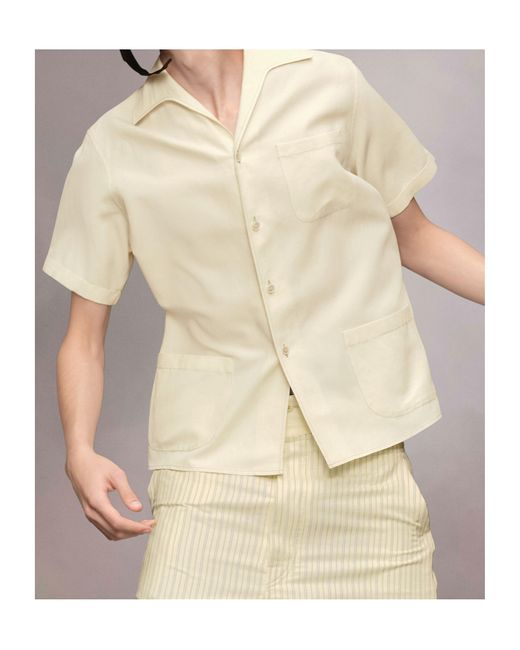 Maison Margiela White Short-Sleeve Shirt for men