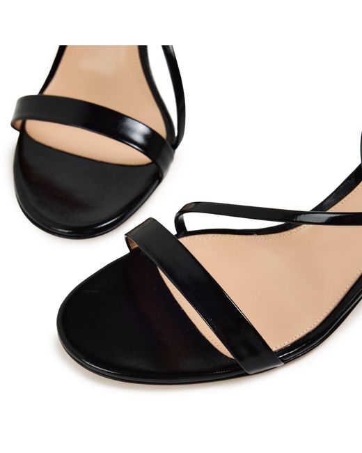 Gianvito Rossi Metallic Simple High-Heeled Sandals