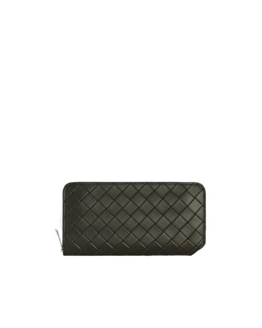Bottega Veneta Green Zip-Around Quilted Wallet for men