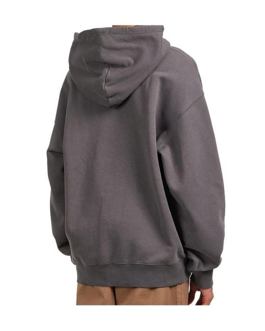 Carhartt Gray Graphic Hooded Sweatshirt for men
