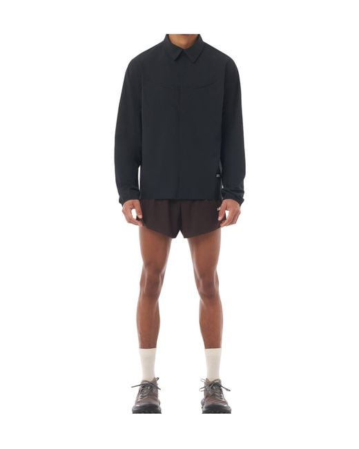 Satisfy Black Long Sleeve Shirt for men
